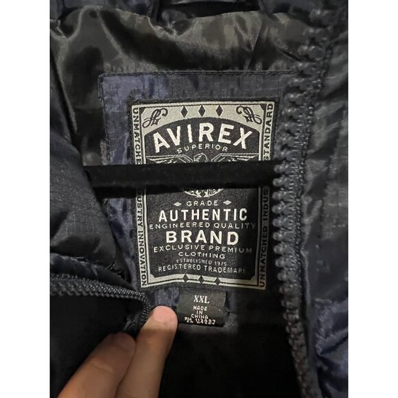 Avirex Mens Puffer Vest - Size‎ XXL - Picture 3 of 4